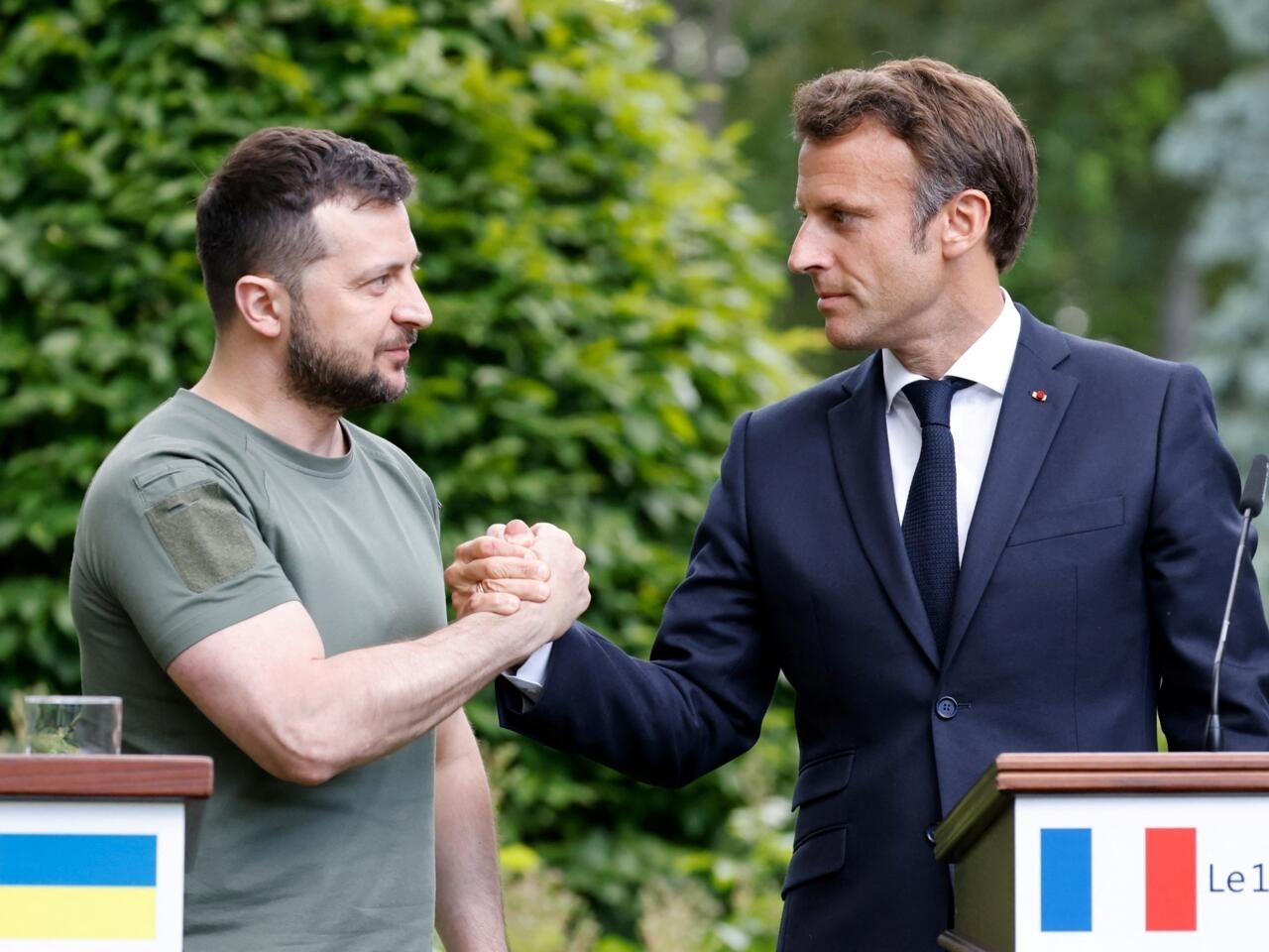 Zelenski, Macron ve Başbakan Sunak ile görüştü