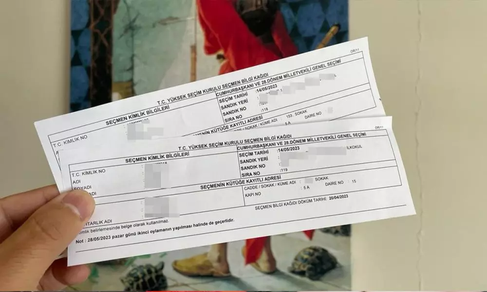 Seçmen kâğıtları 2.turda tekrar dağıtılacak