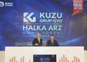 Borsada gong Kuzugrup GYO için çaldı