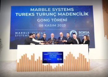 Borsa İstanbul’da gong Tureks Turunç Madencilik için çaldı