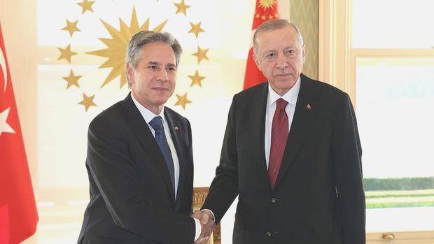 Erdoğan, ABD Dışişleri Bakanı Blinken ile görüştü