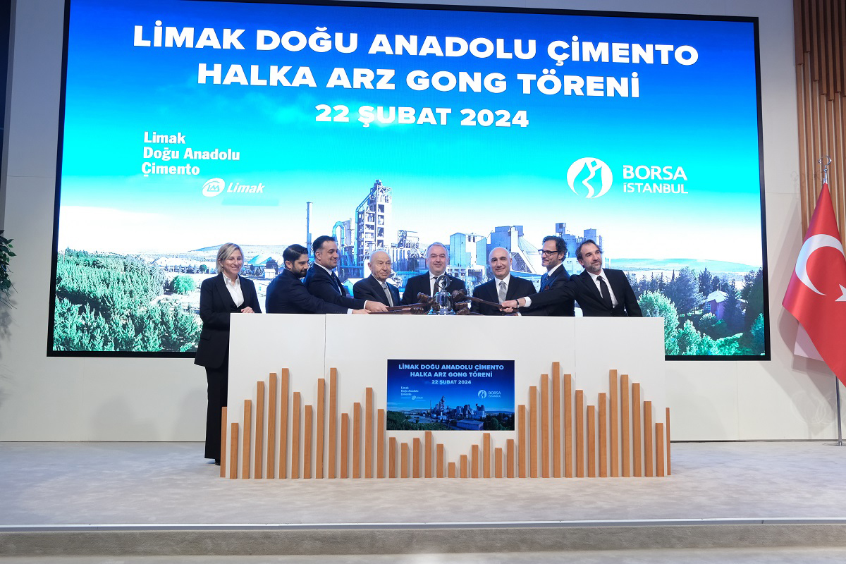 Borsa İstanbul’da gong Limak Doğu Anadolu Çimento San. ve Tic. A.Ş. için çaldı