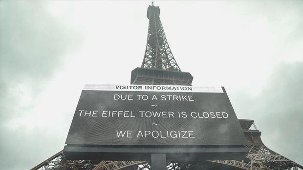 Eyfel Kulesi grev nedeniyle ziyarete kapatıldı