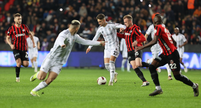 Beşiktaş, Gaziantep deplasmanında mağlup oldu