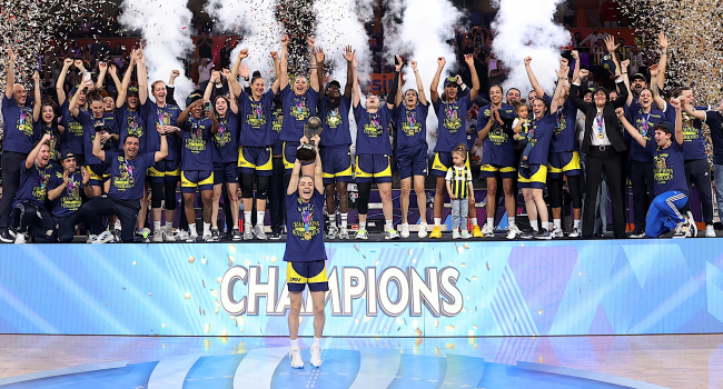 Fenerbahçe Alagöz Holding, üst üste ikinci kez Euroleague şampiyonu
