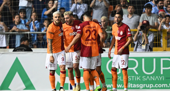 Galatasaray, Adana Demirspor deplasmanında 3 puanı 3 golle aldı