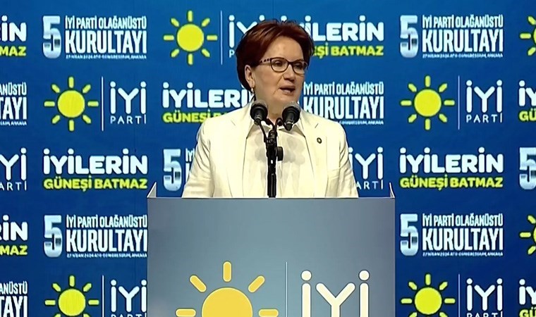 İYİ Parti’de kurultay günü: Meral Akşener veda konuşması için kürsüde
