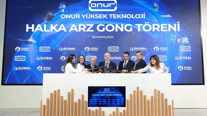 Borsa İstanbul’da gong Onur Yüksek Teknoloji A.Ş. için çaldı