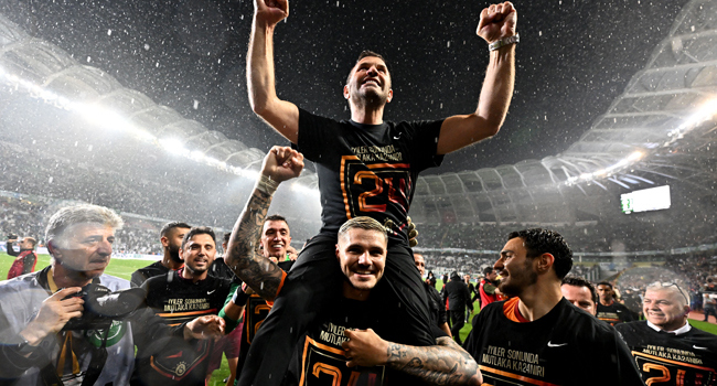 Süper Lig’de şampiyon Galatasaray!