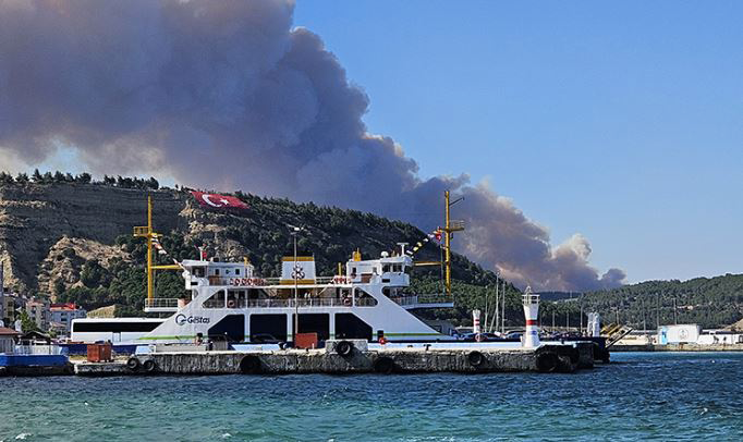 Çanakkale’de orman yangını kontrol altına alındı