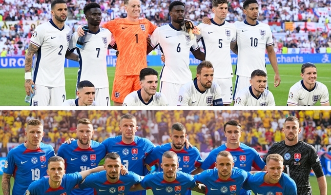 İngiltere ile Slovakya çeyrek final için sahaya çıkıyor