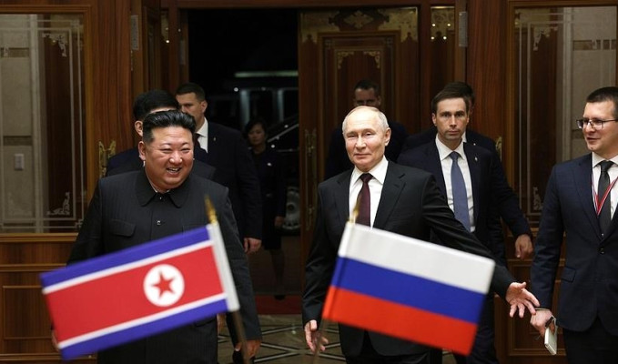 Putin ile Kim, Pyongyang’da görüştü