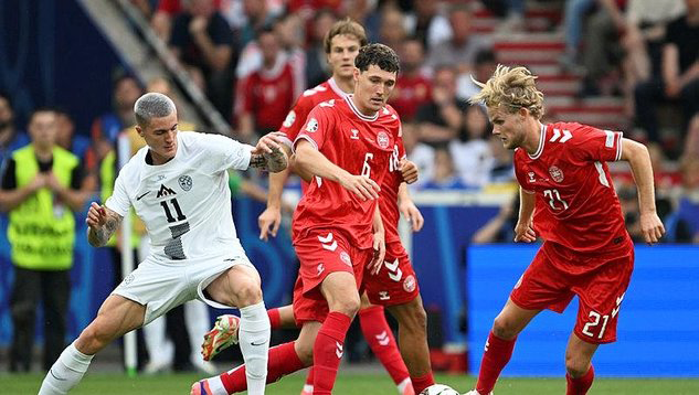 Slovenya ve Danimarka berabere kaldı, EURO 2024’de ilk kez puanlar paylaşıldı!