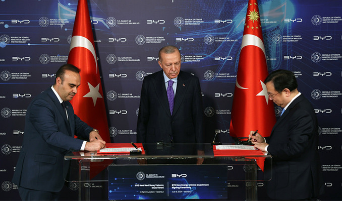 BYD ile yatırım anlaşması imzalandı