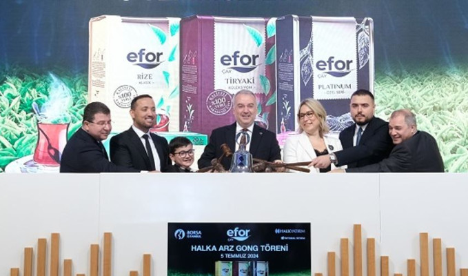 Borsa İstanbul’da gong Efor Çay için çaldı