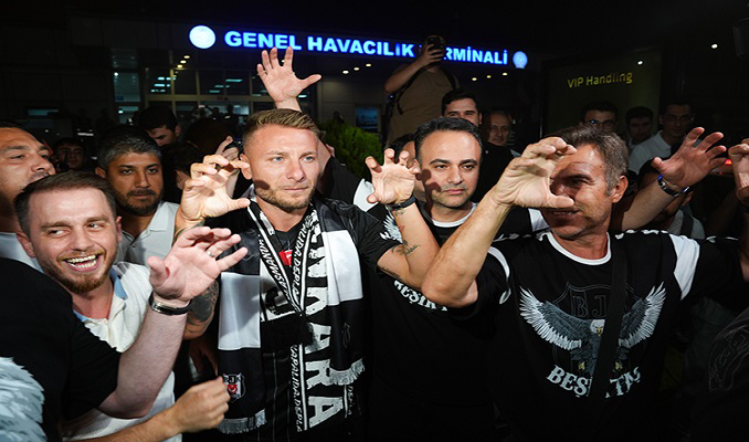 Ciro Immobile, Beşiktaş için İstanbul’a geldi