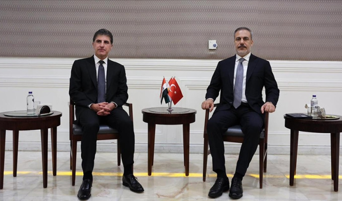 Dışişleri Bakanı Fidan Barzani ile bir araya geldi