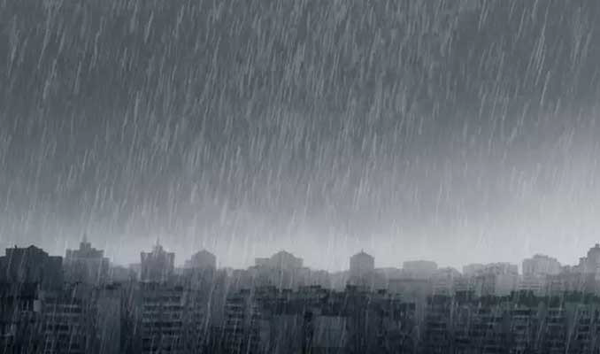 Sıcak hava yerini sağanak yağışa bırakıyor