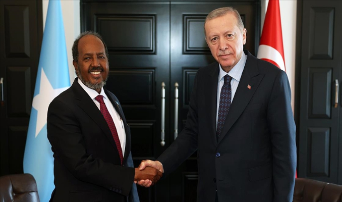 Cumhurbaşkanı Erdoğan’dan Somali Cumhurbaşkanı ile görüşme