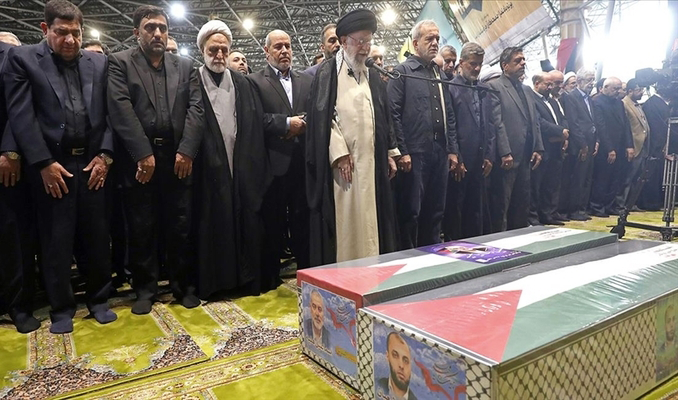 Haniye için Tahran’da cenaze töreni düzenlendi