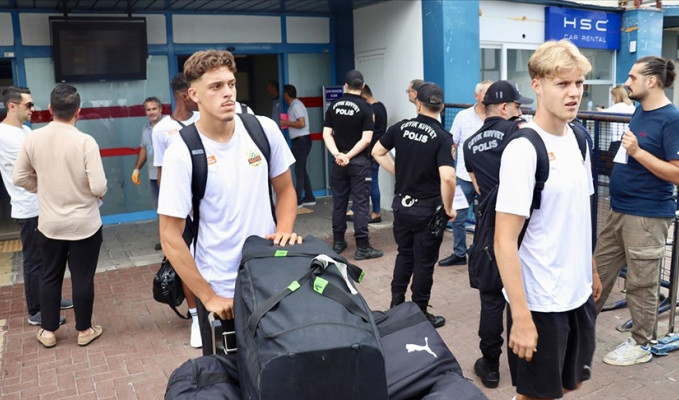 Rapid Wien kafilesi, Trabzon’da