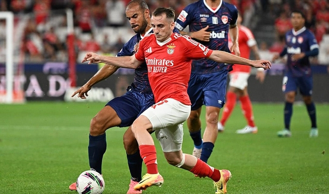 Benfica taraftarı Kerem’le tanıştı: İlk maçta gollü şov!