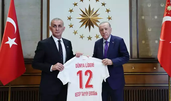 Erdoğan, TFF heyetini kabul etti