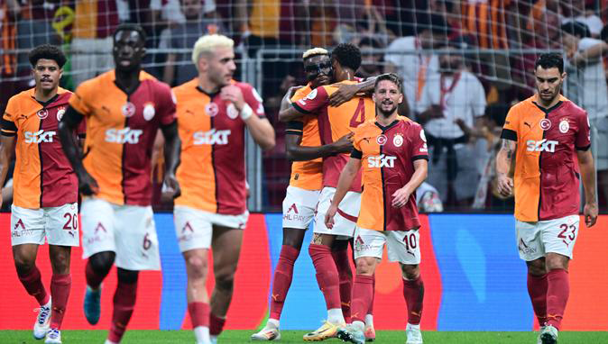 Galatasaray evinde farklı kazandı