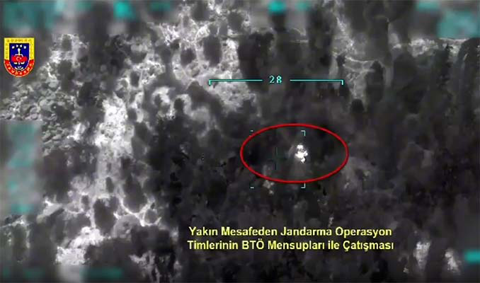 Kırmızı ve gri kategorideki 2 terörist etkisiz hale getirildi