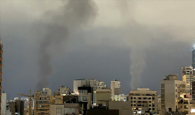 İsrail, Beyrut’un merkezini vurdu