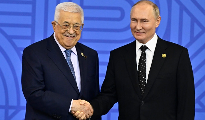 Rusya Devlet Başkanı Putin, Filistin Devlet Başkanı Abbas ile görüştü