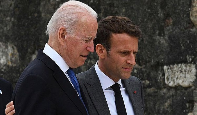 ABD Başkanı Biden, Macron ile görüştü
