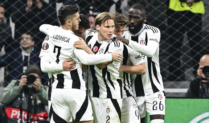 Beşiktaş Avrupa’da Malmö’yü 2 golle geçti