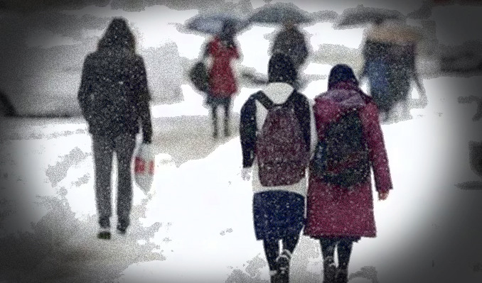 Kar nedeniyle eğitime bir gün ara