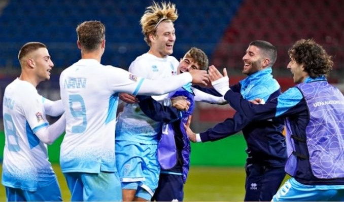 San Marino 20 yıl sonra tarih yazdı!