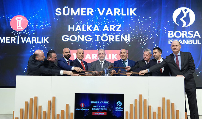 Borsa İstanbul’da gong Sümer Varlık Yönetim için çaldı
