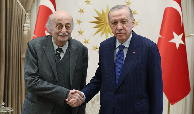 Cumhurbaşkanı Erdoğan Dürzi lider Canbolat’ı kabul etti