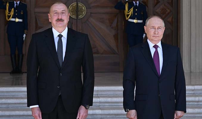 Putin ve Aliyev, düşürülen uçak konusunu görüştü