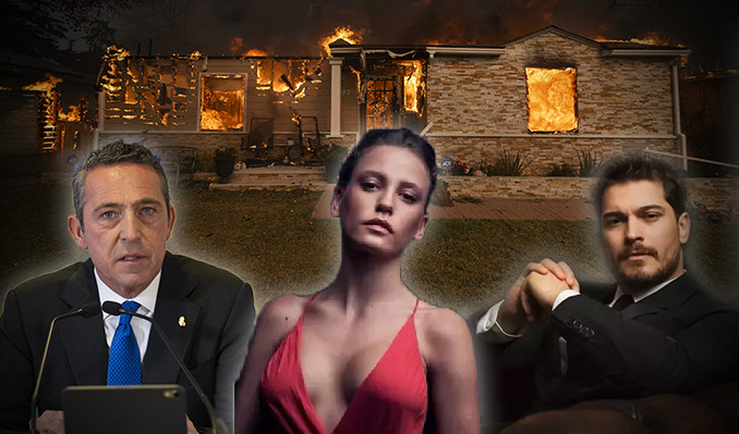 ABD’de yangın: Türk ünlülerin evleri ateş hattında!