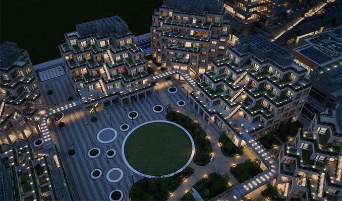 Geleceğin şehri kuruluyor: Yaşamak bedava