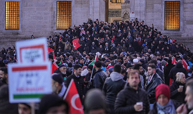 İstanbul’da tarihi buluşma: Yüz binler Gazze için yürüdü