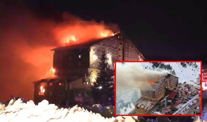 Kartalkaya Kayak Merkezi’nde yangın: 66 ölü, 51 yaralı