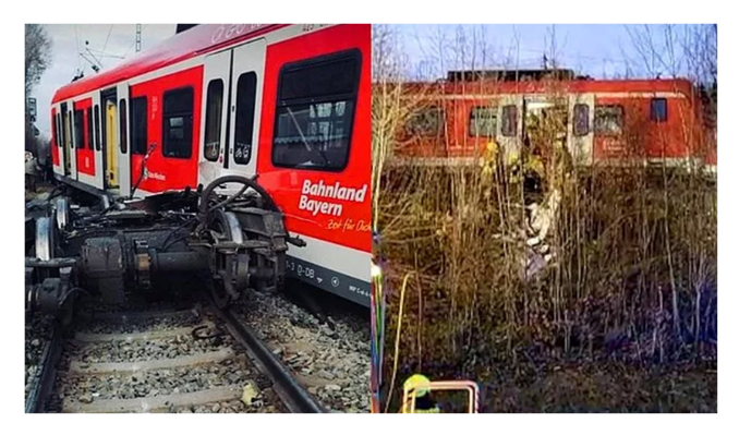 Almanya’da tren kazası: 1 ölü