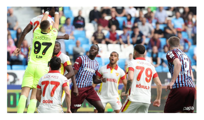 Trabzonspor ile Göztepe berabere kaldı