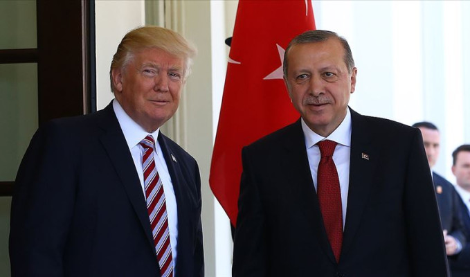 Cumhurbaşkanı Erdoğan, Trump ile görüştü