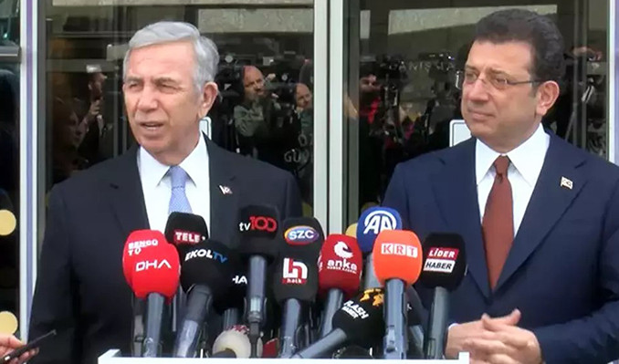 İmamoğlu ve Yavaş’tan ‘birlikteyiz’ mesajı