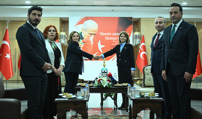 MHP ile DEM Parti ilk kez bayramlaştı