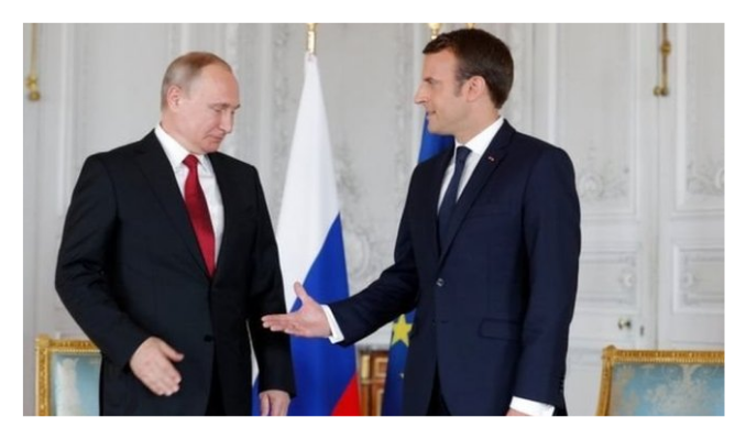Macron: Putin yalan söylemeyi bıraksın