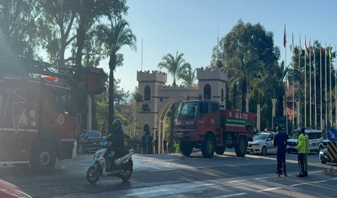 Marmaris’te 5 yıldızlı otelde yangın!