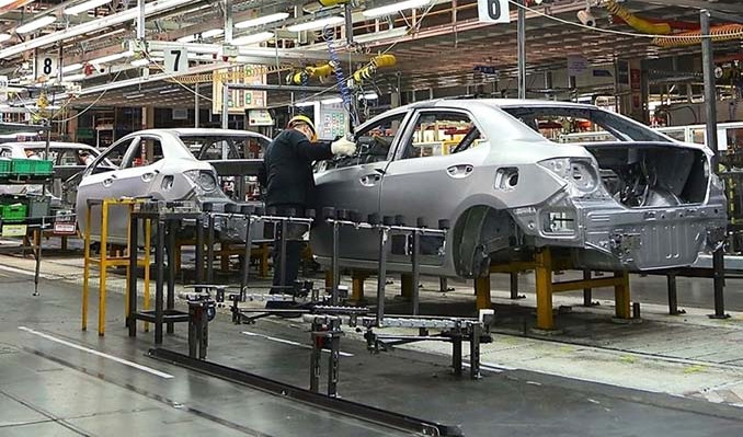 Otomotiv üretimi ilk çeyrekte yüzde 9 azaldı